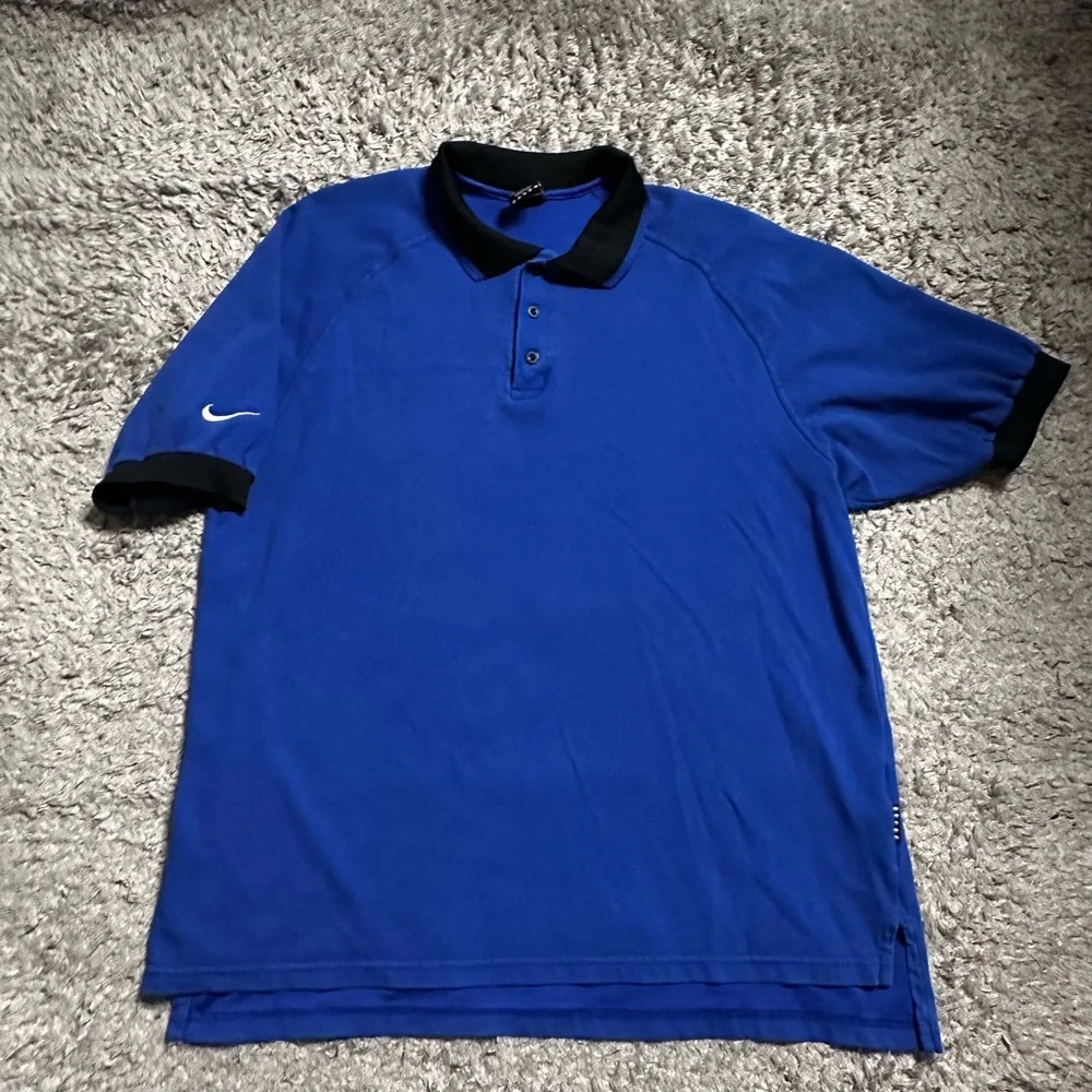 2000s Nike Blue Polo